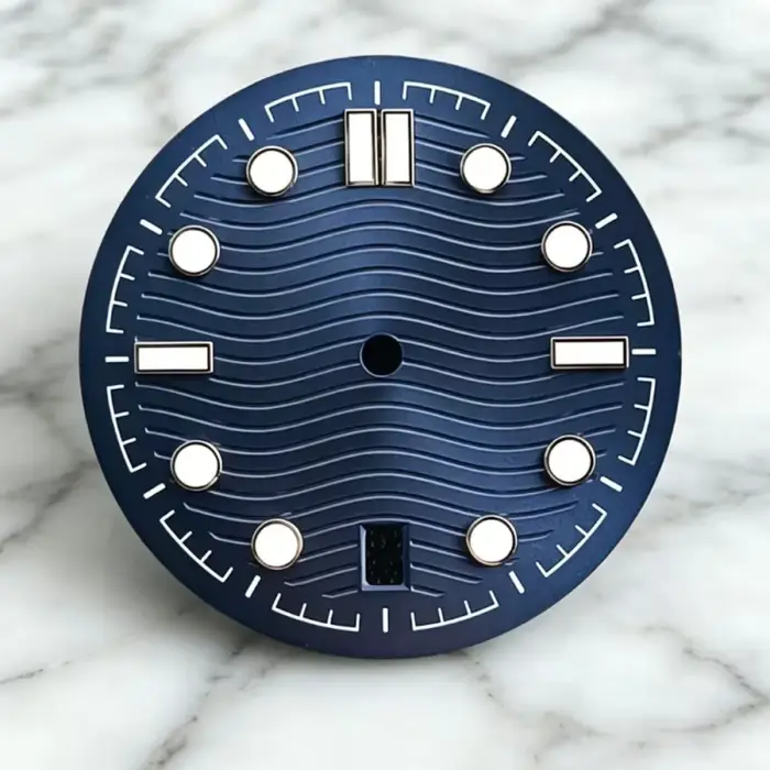 Cadran de montre Seamaster 31 mm bleu