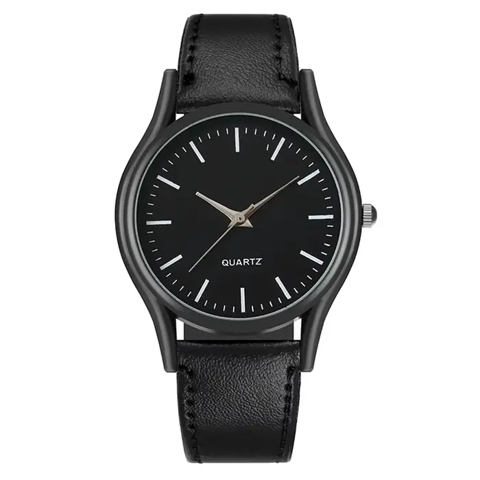 Montre homme Moonbiffy rétro Quartz avec bracelet céramique simulé pour toutes occasions