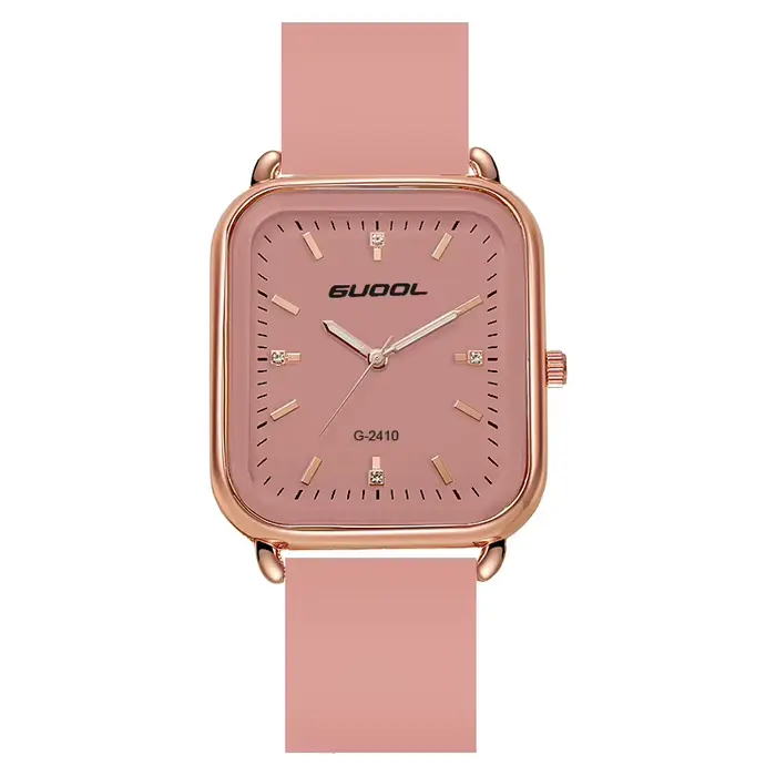 Nouvelles montres à quartz pour hommes et femmes, montres à cadran carré, montres à quartz élégantes