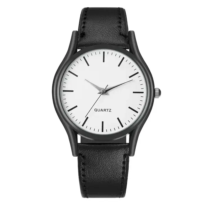 Reloj zones bre-Montre-bracelet à quartz en cuir pour homme d'affaires