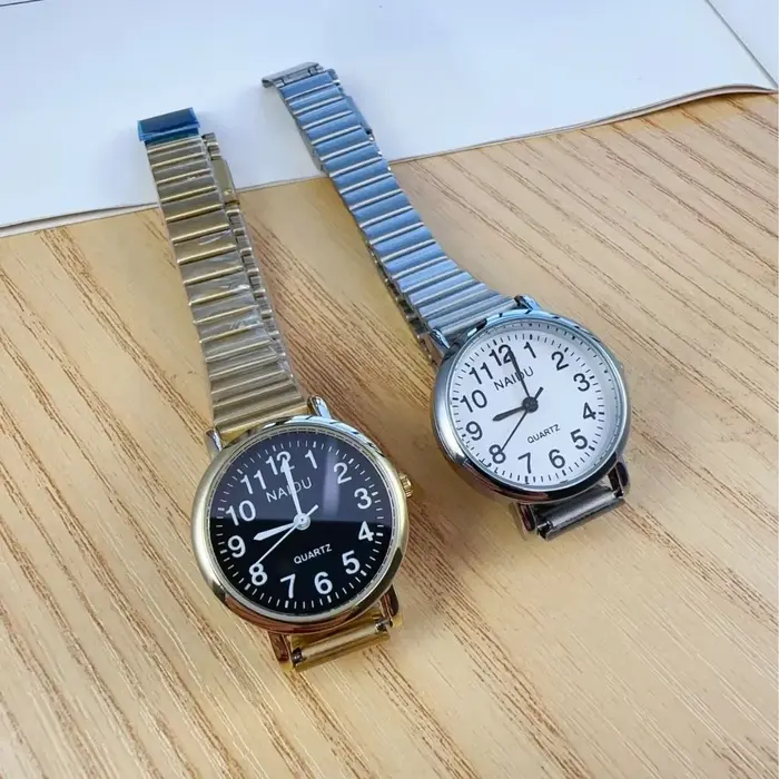 Montre-bracelet à quartz en acier inoxydable pour femme