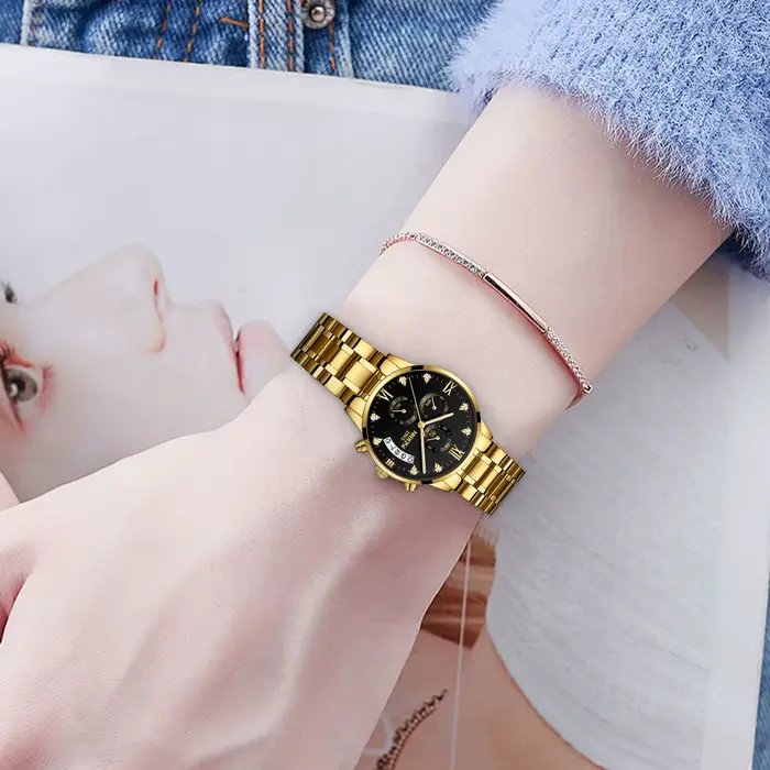 Montre NIBOSI Luxe Quartz Femme Résistante à l'Eau Occasions Spéciales