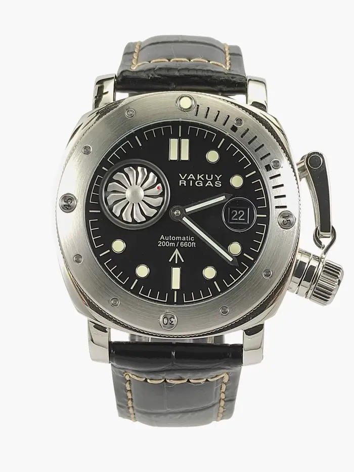 Montre militaire Vakuy automatique pour hommes, 44mm, Nautical Long March Commemorative, résistante à l'eau, avec mouvement Sea-Gull ST25, calendrier complet, super lumineuse