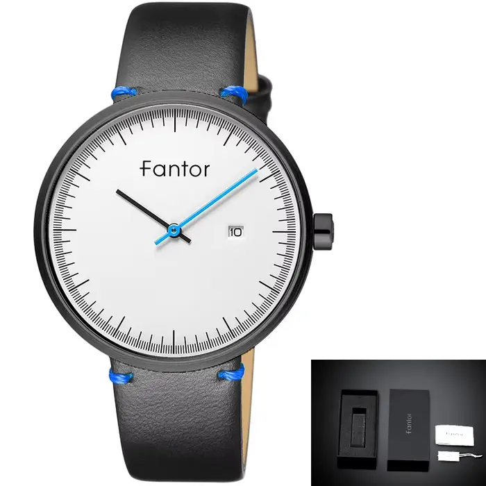 Fantor-Montre-bracelet à quartz pour homme, marque de mode, Reloj zones bre, 2020