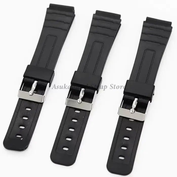 Bracelet en caoutchouc de Silicone pour Casio W800H A158/168 AE1200/1300 F91W F84