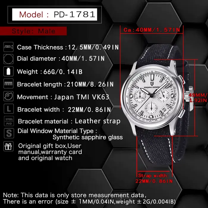 Montres à quartz multifonctionnelles pour hommes