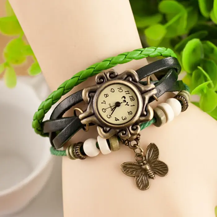 Mode élégante dames robe montres Vintage