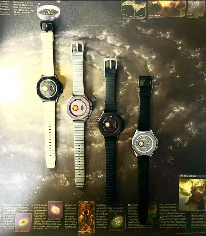 Daniel Gorman huit planètes montre Plutone Neptune Mercure saturne Mars Jupiter Uranus terre planétaire Design 2026