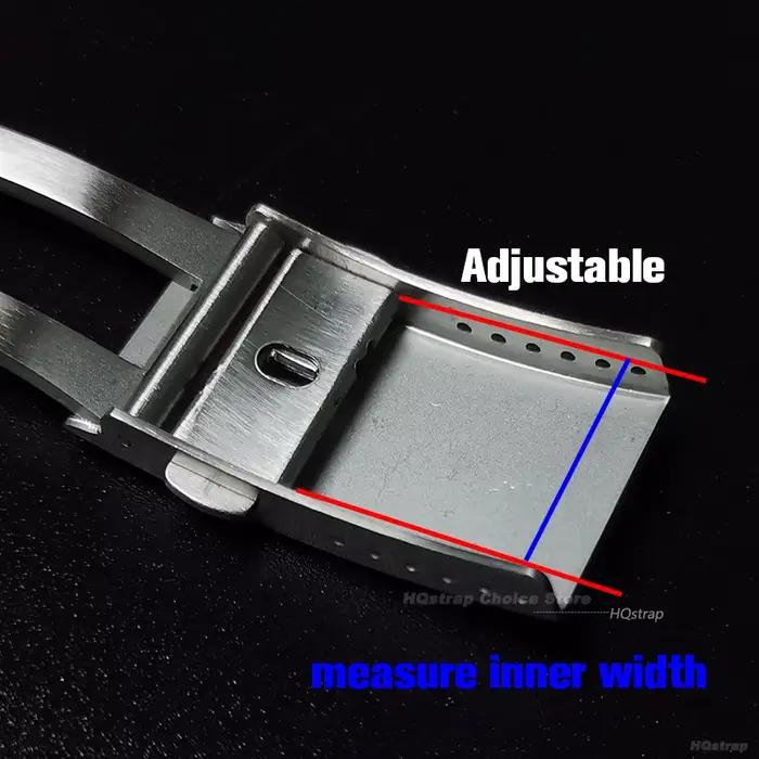 Boucle de montre solide pliable étendue pour Seiko 18mm 20mm 22mm
