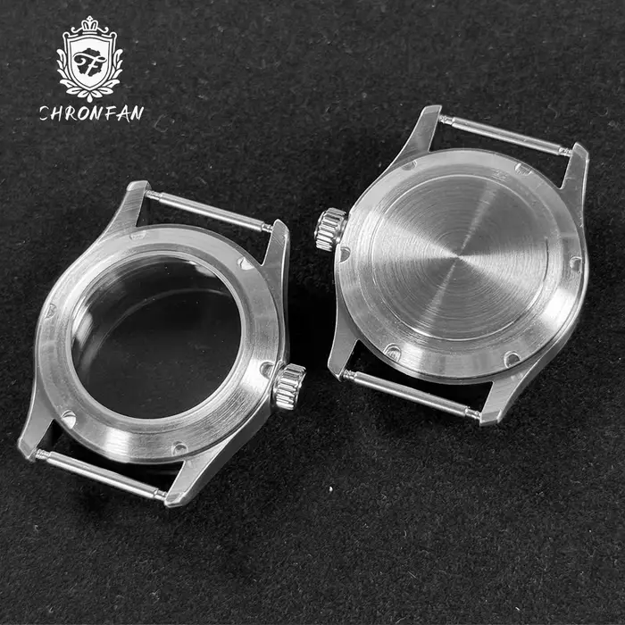 CHRONFAN pilote petit Prince 36/39mm verre arqué boîtier en acier inoxydable brossé