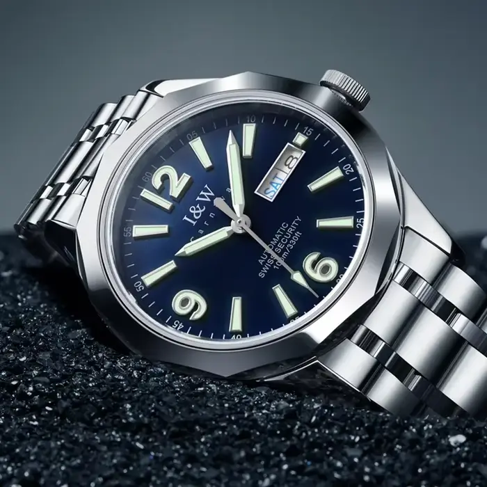 Montres de luxe en tungstène I&W pour hommes