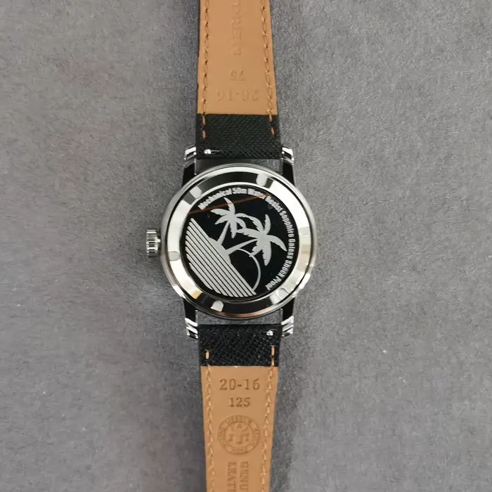 Montre automatique Jacques Genry homme édition limitée cuir acier inoxydable résistante à l'eau pour diverses occasions spéciales