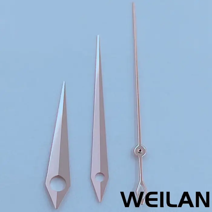 Aiguilles de montre avec pistolet