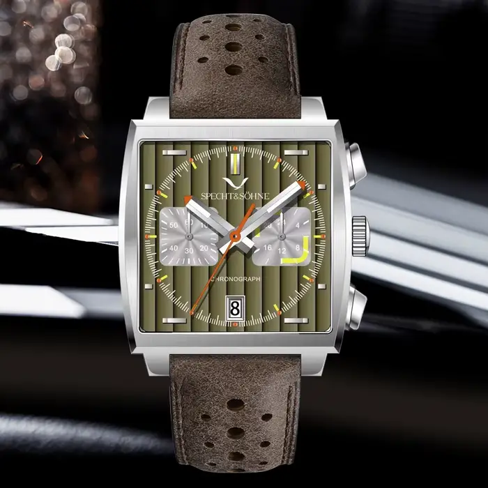 Montre de luxe sport quartz étanche avec chronographe pour hommes occasions spéciales élégantes