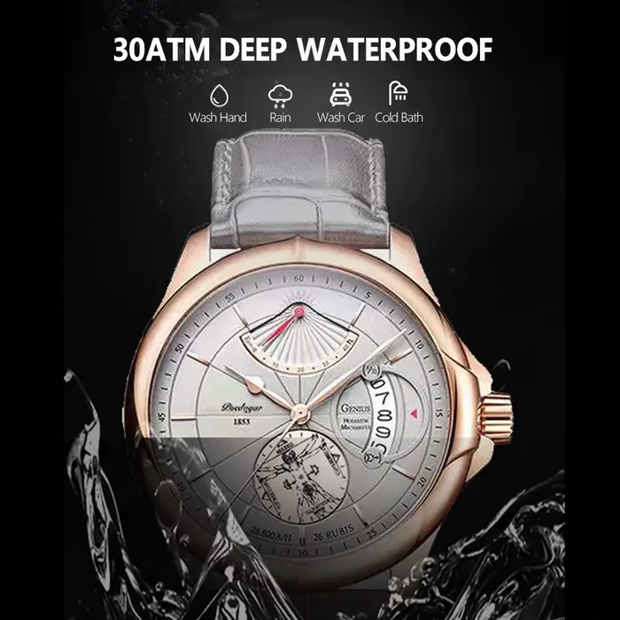 Montre-bracelet de sport à grand cadran pour homme