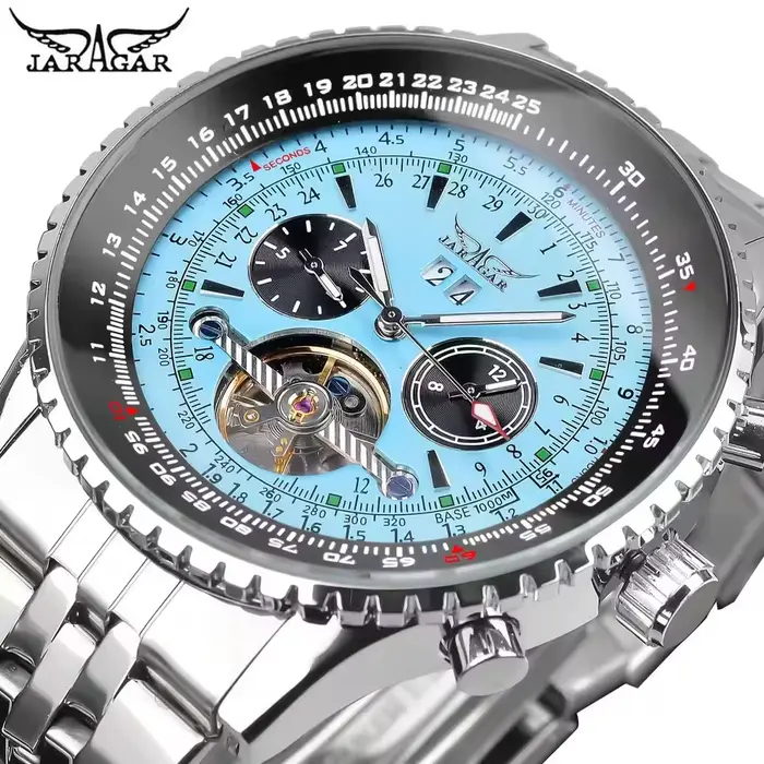 Montre automatique de sport militaire Jaragar pour hommes
