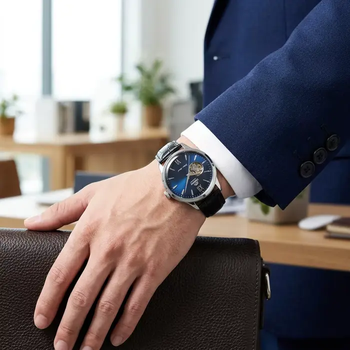 Montre mécanique automatique Orient Open Heart pour homme
