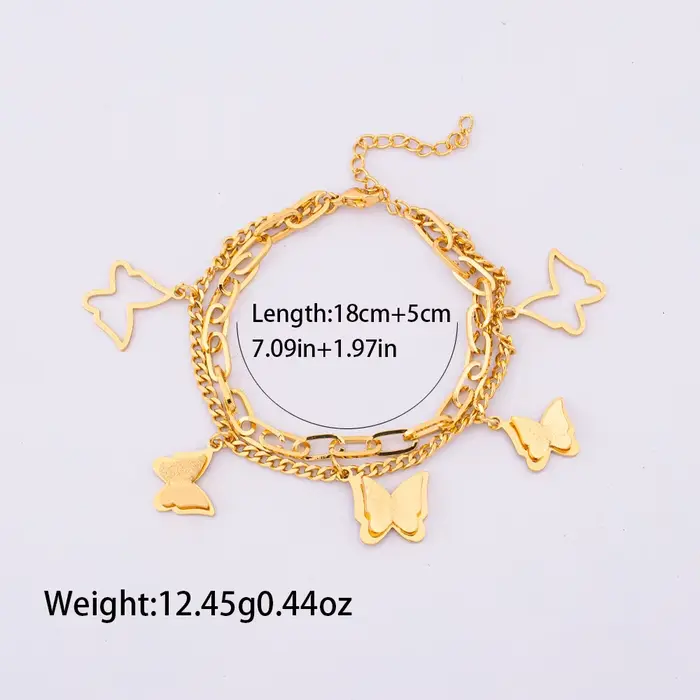 Bracelet tendance pour femme en acier inoxydable