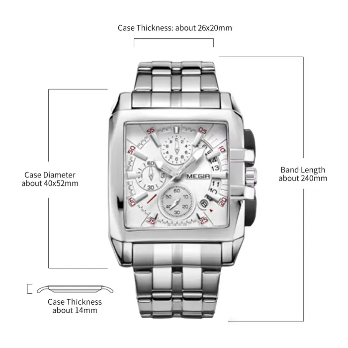 Montre à quartz MEGIR 2018