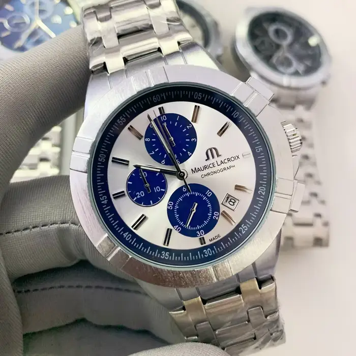 Montres Maurice Lacroix Chronographe Multifonction Hommes Sport Affaires Couleurs Variées Occasions Spéciales