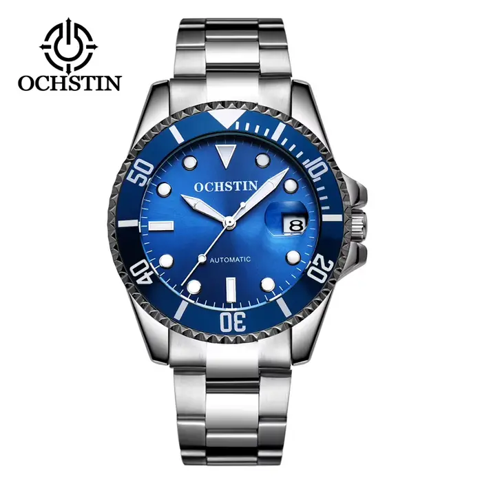 Montre OCHSTIN Submariner pour homme, automatique, mécanique, lumineuse, date automatique, minuterie