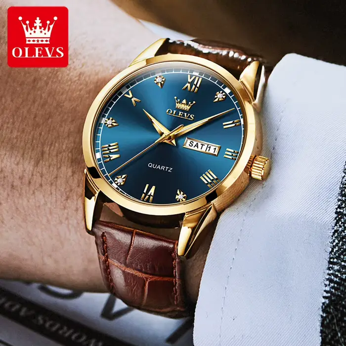 Montre à quartz OLEVS 6896 pour homme