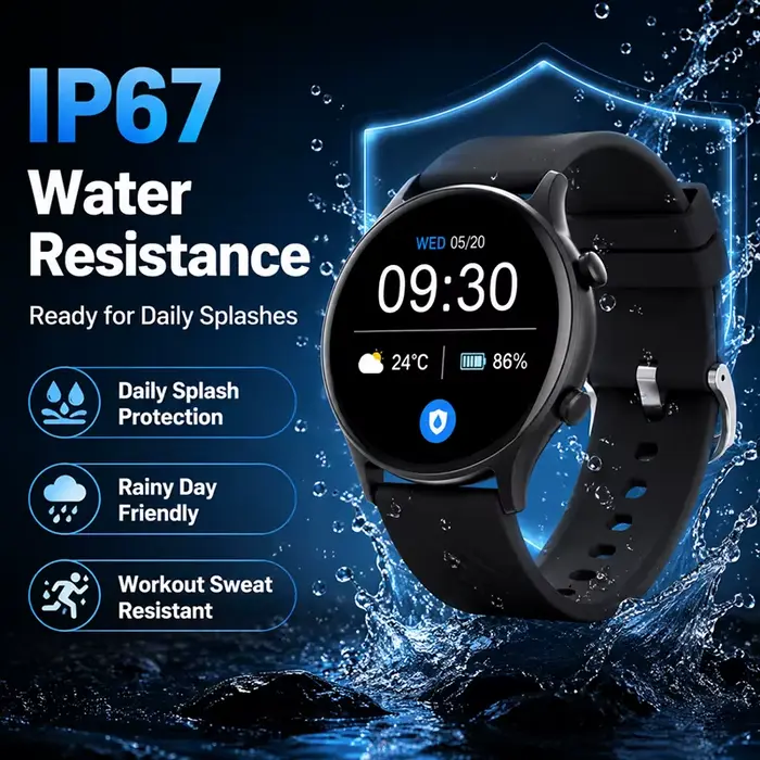 Montre connectée multifonctionnelle 2026 avec écran HD 1