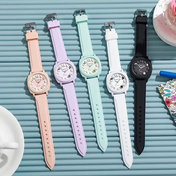 Nouvelle montre GREALY en silicone avec mouvement quartz pour femmes élégante et décontractée pour toutes occasions