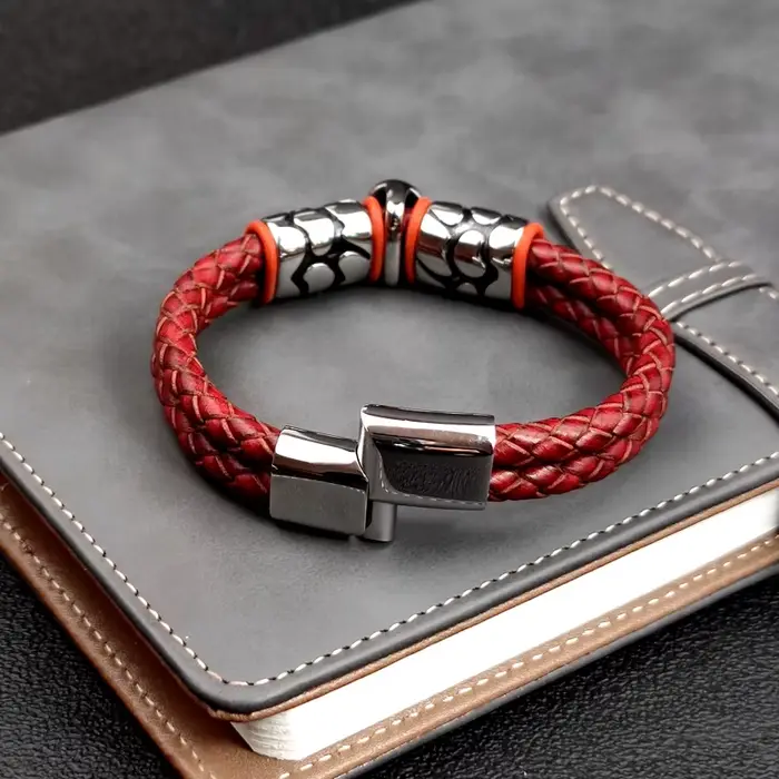 Bracelet Pop Style bohème en acier inoxydable 316 pour homme