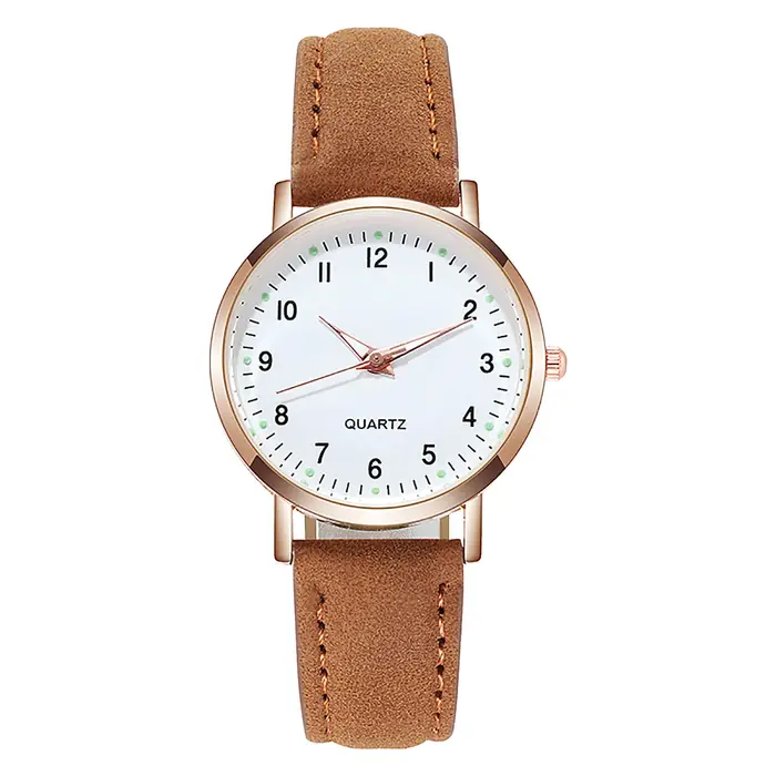 Montre Shoous avec ceinture en cuir pour femme