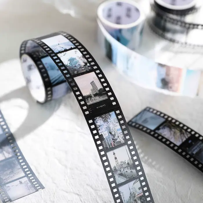 JIAMEI Ruban PET style film rétro 25 mm × 2 m