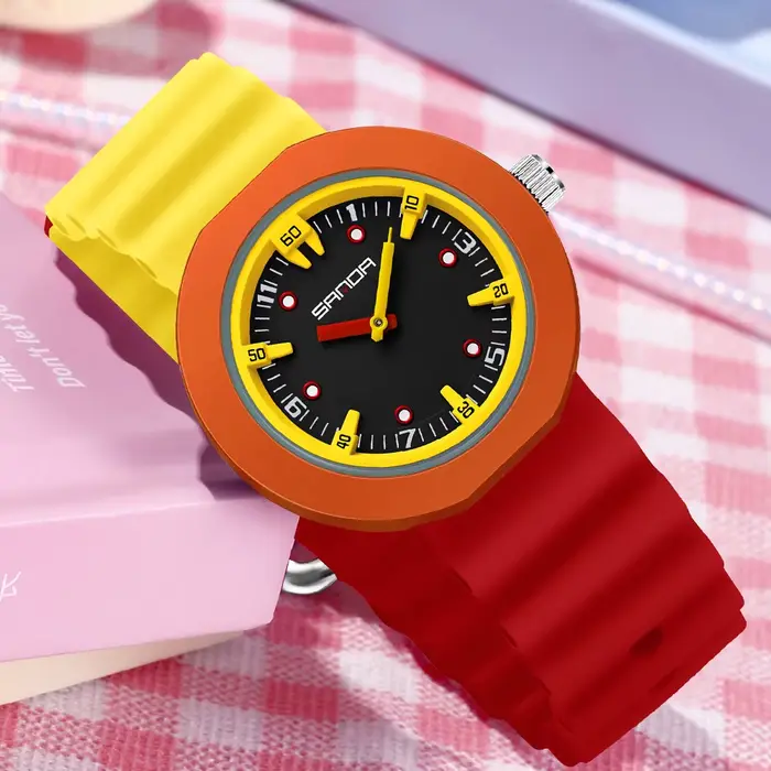 Montre à Quartz de luxe pour hommes et femmes