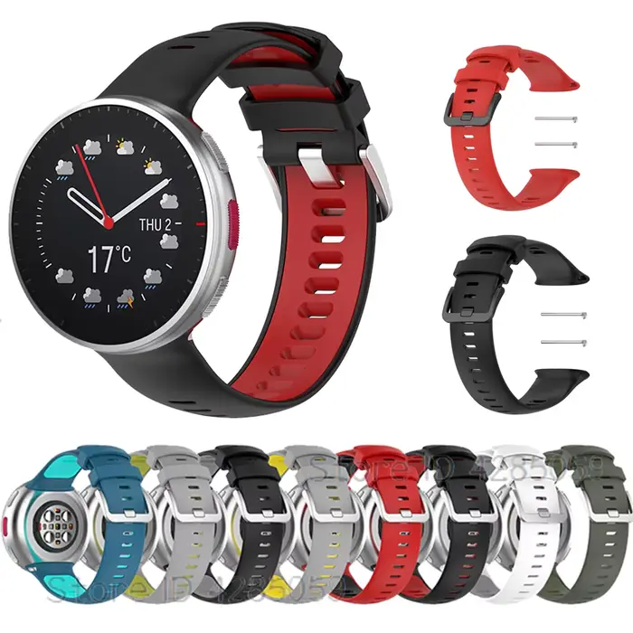 Bracelet de montre intelligent pour Polar Vantage V 2 Sport Bracelet de montre en Silicone pour Polar Vantage V 2 remplacer les bracelets de montre Bracelet