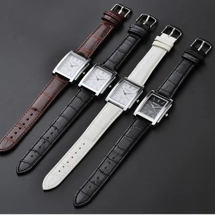 Femmes montres femmes Top marque de luxe dames montre femmes montres bracelet en cuir femmes Rectangle montre horloge Reloj Mujer