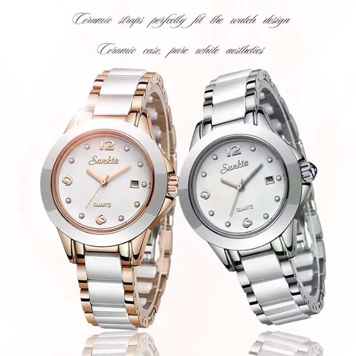Mode Femmes Montre Rose Or Dames Bracelet Montres Fille Reloj Mujer 2023 Nouvelle