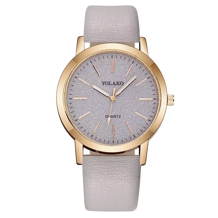 Nouvelles femmes simples montres Design de luxe montre en cuir dames montre-bracelet à Quartz