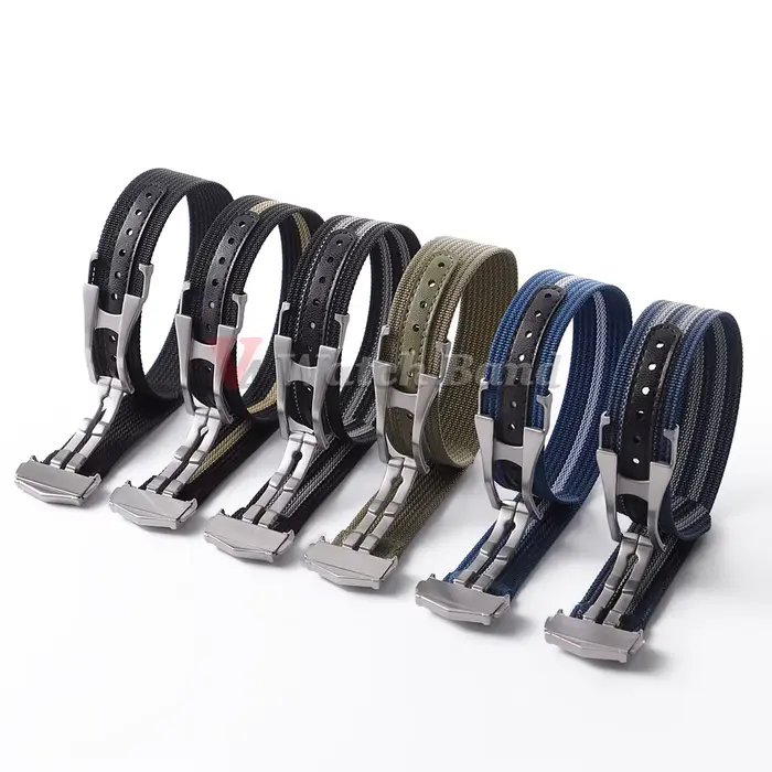 Bracelet de montre pour Omega hommes Sport militaire étanche 20mm