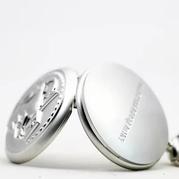 Montre de poche à Quartz avec pendentif en argent Antique Fullmetal Alchemist