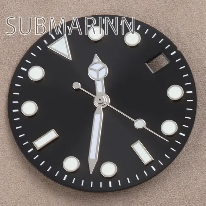 Aiguilles de cadran de montre 29 mm bleues/vertes/grises/noires/blanches