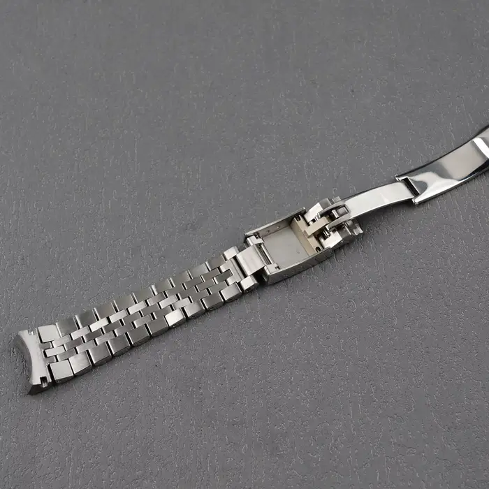 Pour Seiko 5 Sports SRPK29 31 33 35-20mm bracelet de montre en acier inoxydable à maillons solides de Style jubilé avec fermoir pliant huître par Rolamy