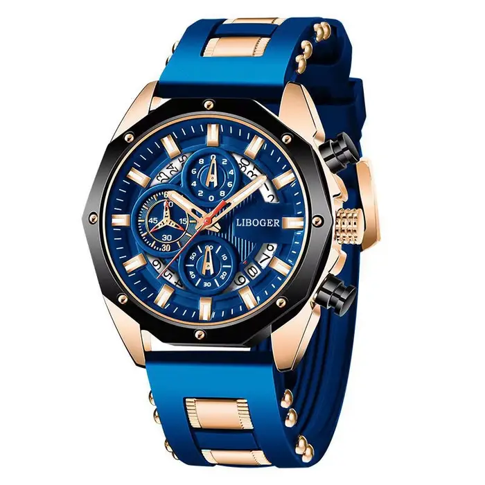 Montre à Quartz pour hommes d'affaires, marque supérieure, haute qualité, Date automatique, grand ca