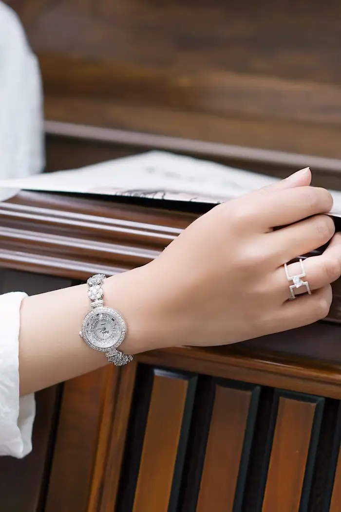 Royal Crown-Montre à Quartz pour Femme