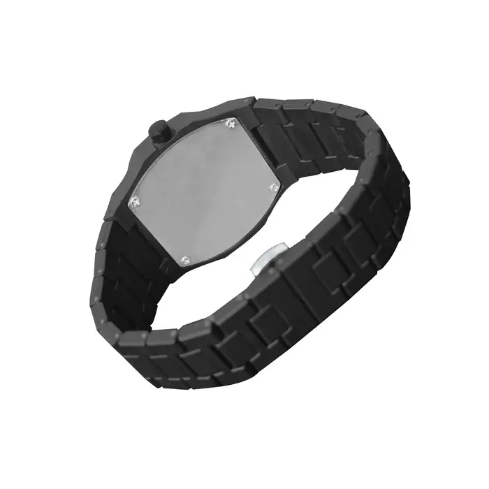 Montre personnalisée homme boîtier plastique image unique montre noire minimaliste style décontracté mode quartz occassions spéciales cadeau anniversaire noël