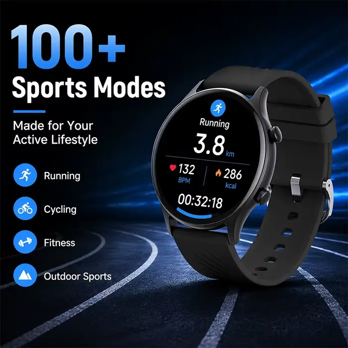 Montre connectée multifonctionnelle 2026 avec écran HD 1