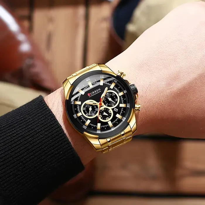 CURREN montre à Quartz pour hommes Top marque de luxe mode affaires montres en acier étanche homme Sport montre-bracelet Relogio Masculino