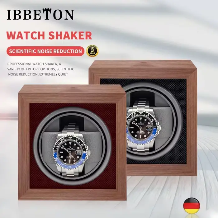 Remontoir de montre électrique en bois pour montres automatiques