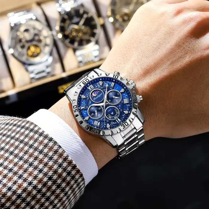 Montre de sport à quartz de luxe pour homme