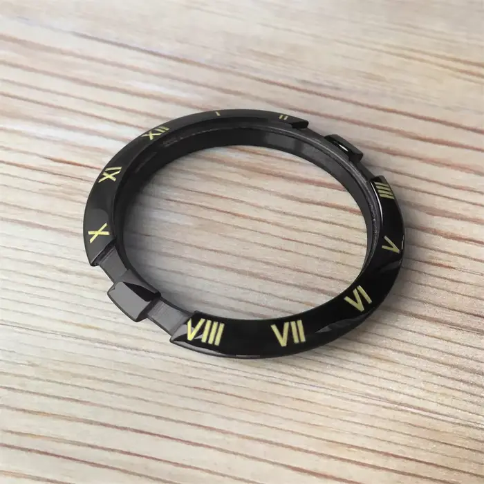 Lunette de montre en céramique pour montre Omega 131 Constellation Co-Axial Master, chronomètre 41mm