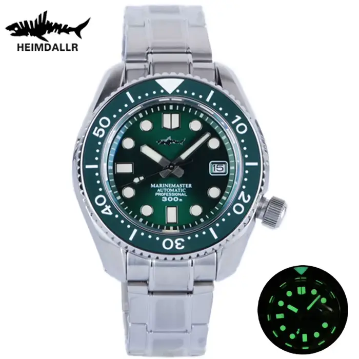 Heimdallr – montre de plongée pour hommes, MM300 Sumo SBDX, étanche à 300M, cristal saphir C3, lumin