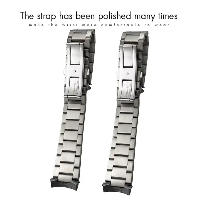 Bracelet de montre à extrémité incurvée pour Omega Seam84AT150 Aqua Terra